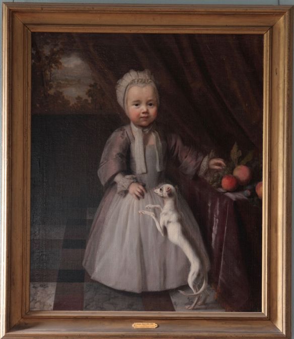 Jørgen Scheel som 1½-årig. Original malet af Balthasar Denner, 1719.