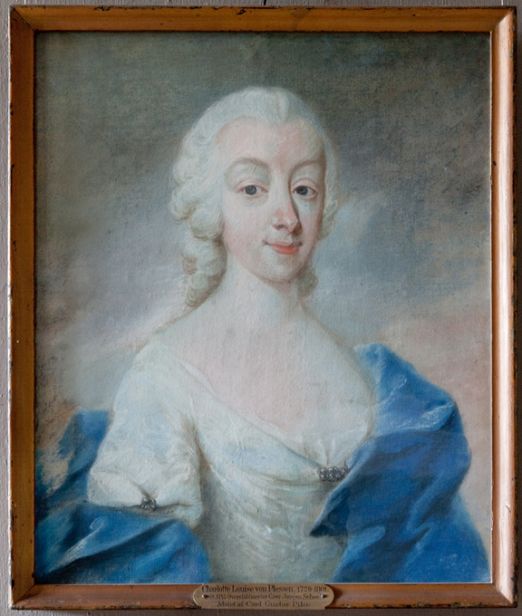 Charlotte Louise Scheel von Plessen malet af Carl Gustaf Pilo. Årstal ukendt.