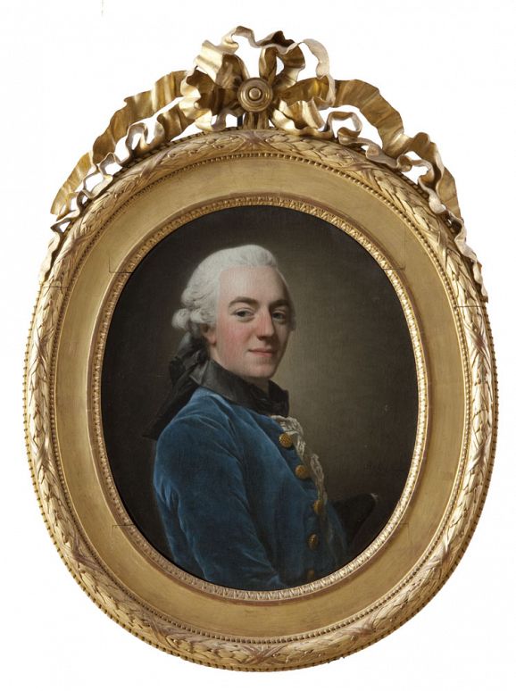 Christen greve Scheel malet af Alexander Roslin,