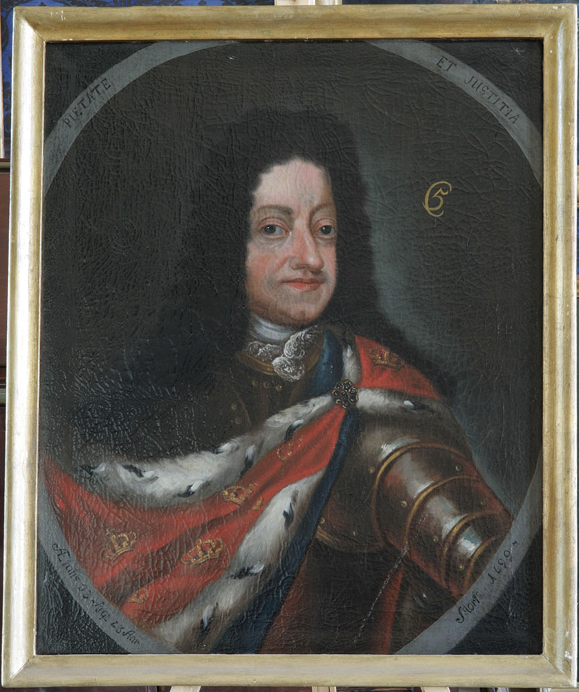 Kong Christian V (1646-1699), konge af Danmark-Norge fra 1670 var søn af Frederik III, der indførte enevælden i 1660.